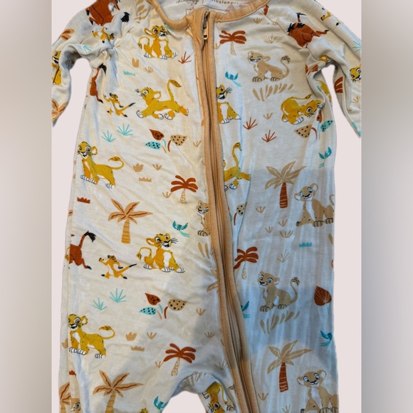 Little Sleepies special edition Disney Lion king 6-12 months onesie - Picture 3 of 7